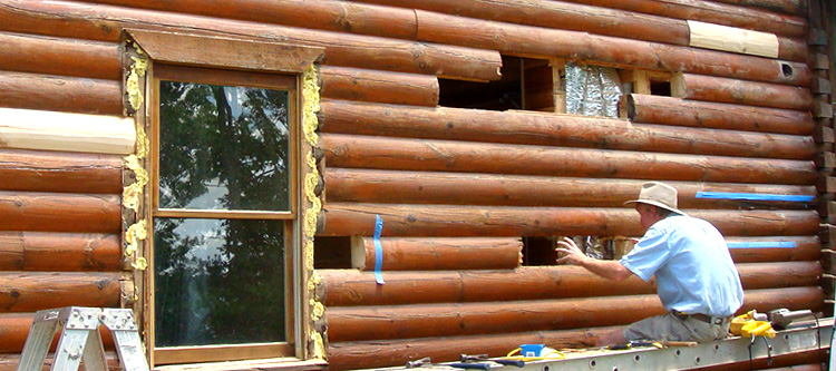 Log Home Repair Fayette County, Georgia