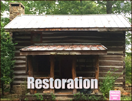 Historic Log Cabin Restoration  Fayette County, Georgia