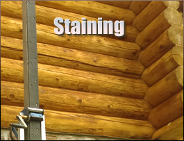  Fayette County, Georgia Log Home Staining